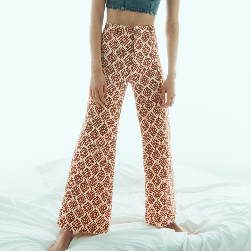 Zara The Marine Straight in Abstract Floral
